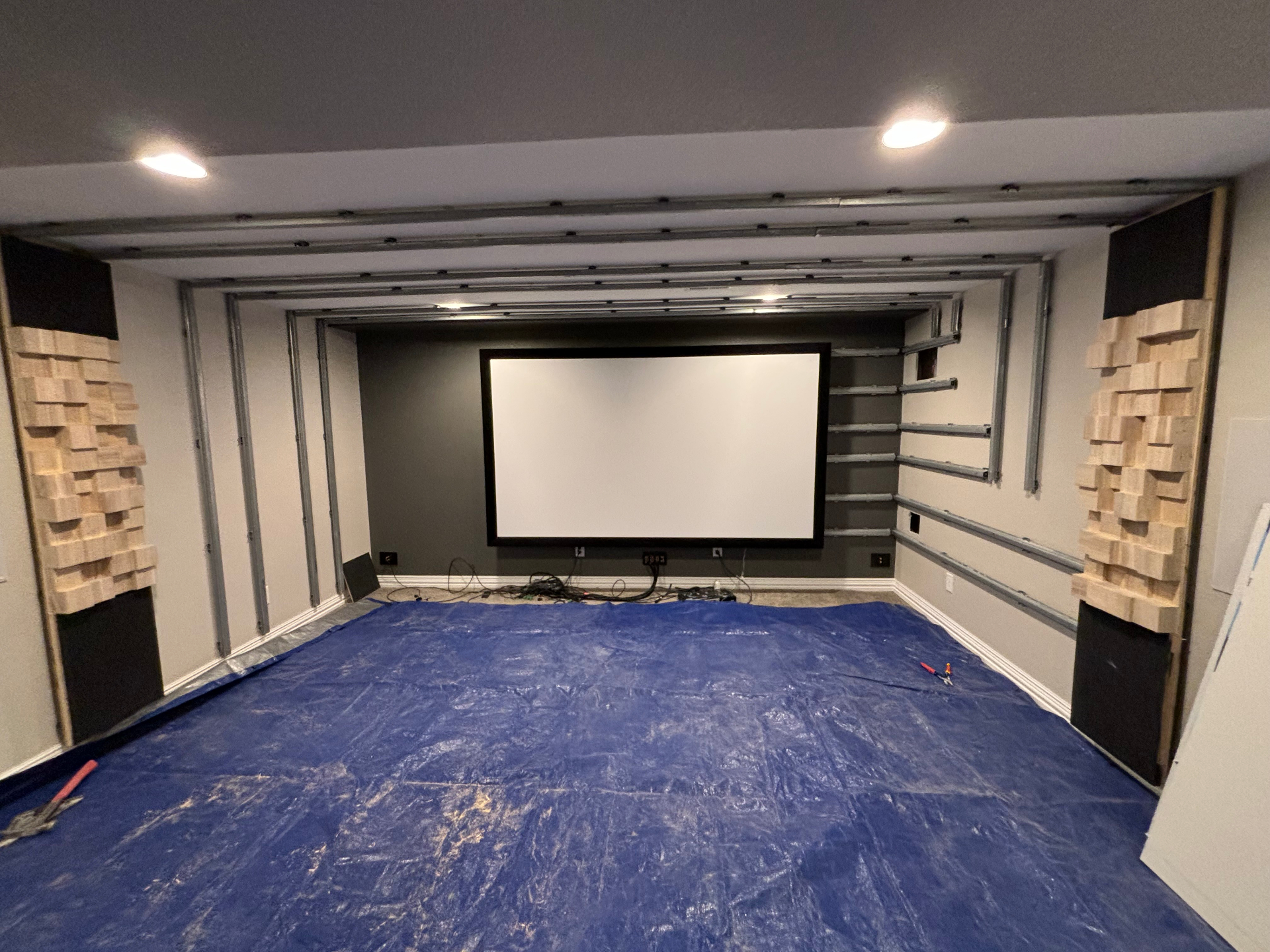 Home Theater — Framing in Progress